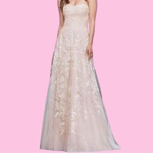 Melissa Sweet Lace A-Line Wedding Dress